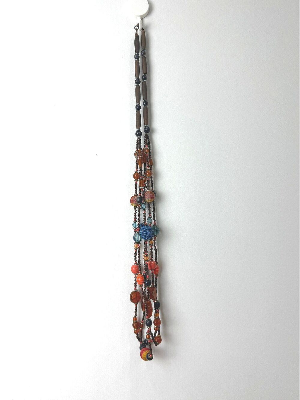Multi-Colored Beaded Long Necklace